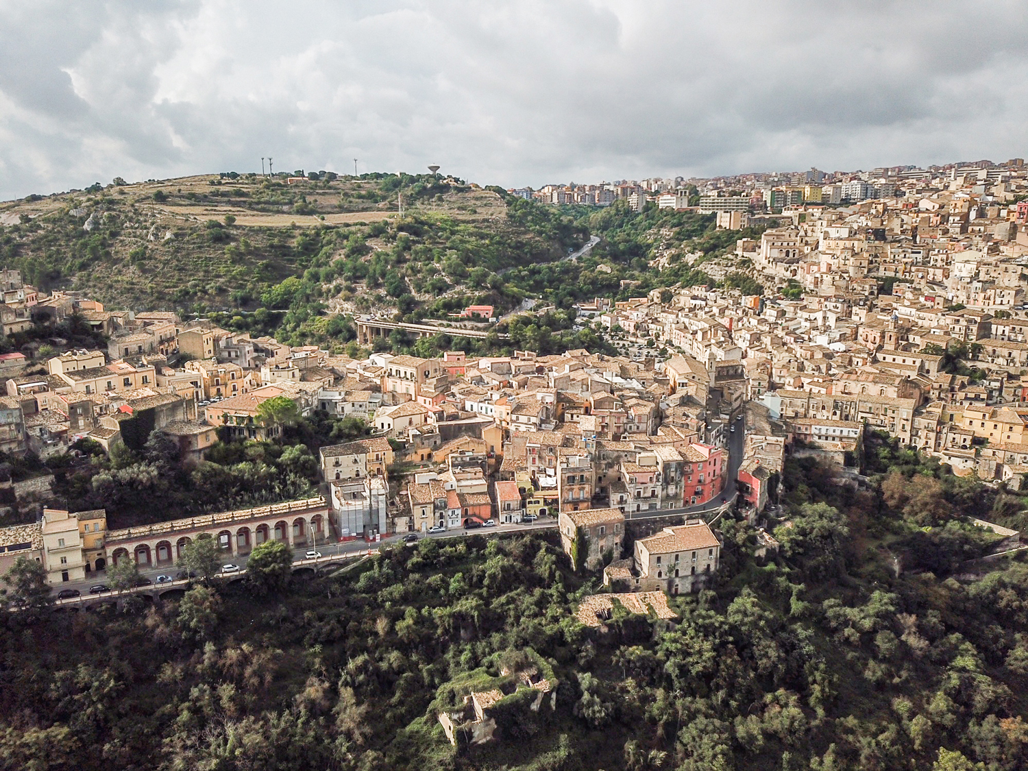 panorama via del mercato ragusa ibla